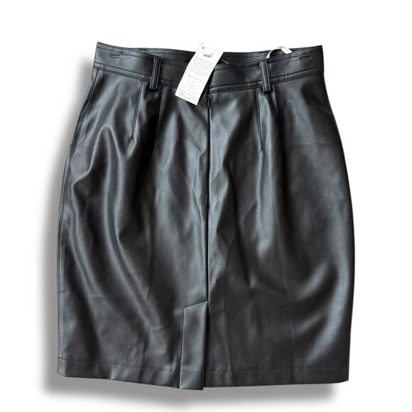 Vintage Mondi Skirt Black Size 38  made in Germany - Picture 5 of 12